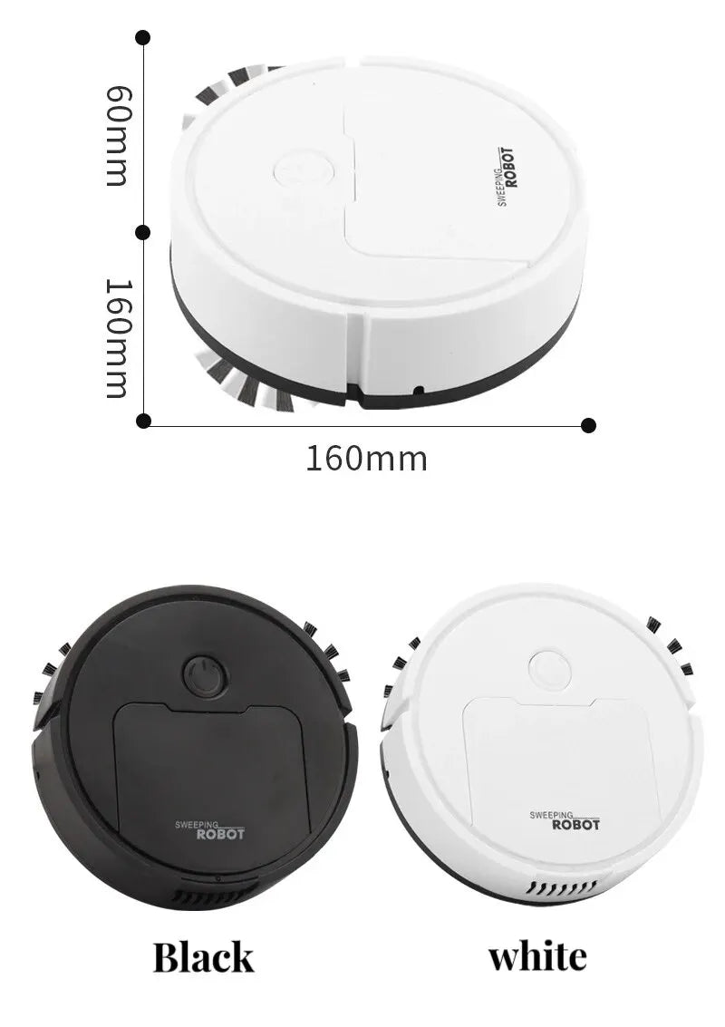 Robô de Varredura Inteligente - Mini Aspirador de Pó Doméstico