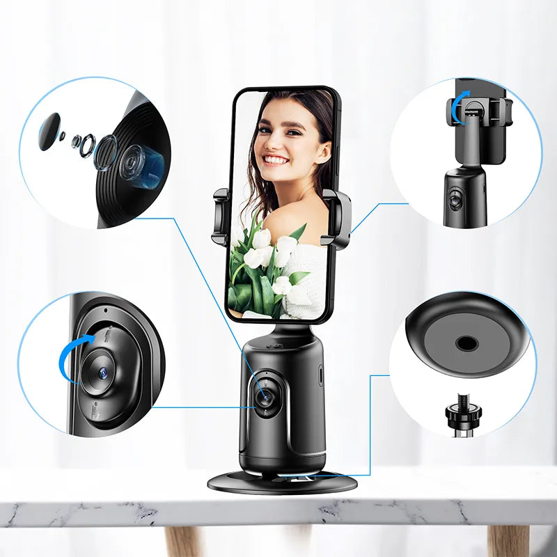 Estabilizador Gimbal Smartphone Com Rastreio Facial 360º